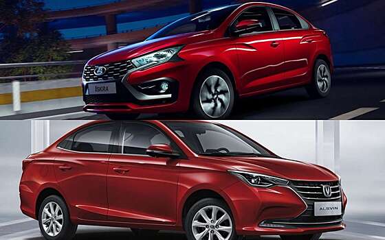 Переиграть «китайца» — Lada Iskra на фоне седана из Поднебесной