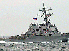 Американский эсминец «Росс» вошел в Черное море
