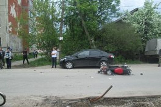В Пермском крае подросток на скутере протаранил иномарку