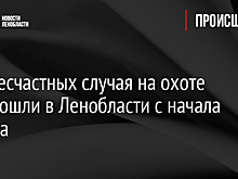 Два несчастных случая на охоте произошли в Ленобласти с начала месяца