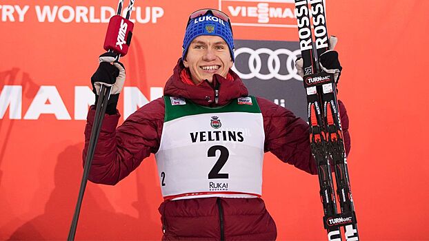 Русский лыжник наказал норвежца на финише, когда тот начал отмечать