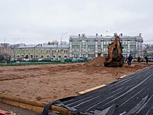 430 кубометров песка понадобится для основания катка на площади Революции в Вологде