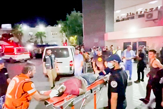Yediot News: Удар по больнице в секторе Газа попал на видео