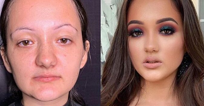 Визажист виртуозно преобразила невзрачную девушку с помощью косметики: вместо восхищения ее обвинили во лжи