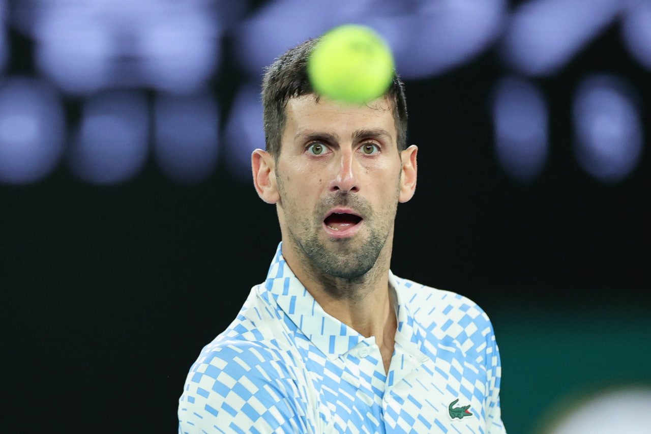Видеообзор нервной победы Новака Джоковича над Димитровым в 3-м круге Australian Open