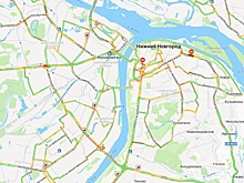 Нижний Новгород встал в пробках утром 10 декабря