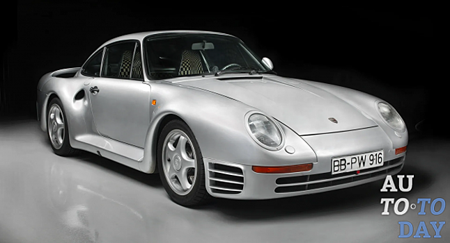 Для очистки уникального Porsche 959 используют лед