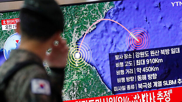 Береговая охрана Японии заявила о запуске ракеты КНДР