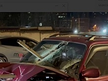 В Приморье деталь дорожного ограждения чуть не убила водителя