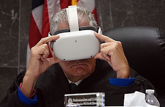 В США впервые использовали VR-симуляцию в качестве доказательства в суде
