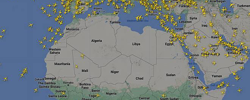 Европейским авиакомпаниям приходится облетать воздушное пространство России и части Африки
