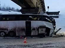 Страшная авария с участием автобуса произошла на автотрассе «Каспий»
