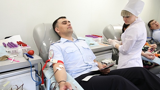 Сотрудники министерства внутренних дел Мордовии пополнили региональный банк крови