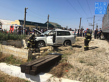 В Кизилюртовском районе автомобиль врезался в поезд. Есть погибшие (видео)