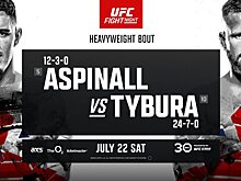 UFC Fight Night 224: Аспинэлл нокаутировал Тыбуру и другие бои