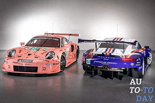 Porsche выпустил два прототипа 911 RSR для гонки в Ле-Мане