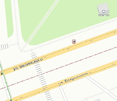 Гигантская пробка возникла на улице Белинского в Нижнем Новгороде