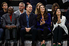 Кейт Миддлтон и принц Уильям посетили баскетбольный матч в Бостоне