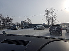 В Благовещенске из-за аварии образовалась большая пробка