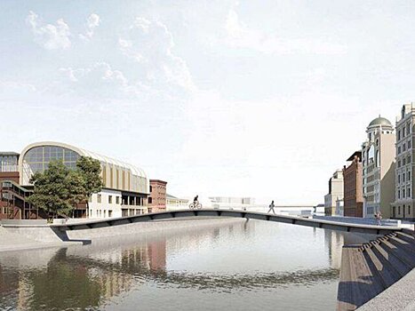 Новый пешеходный мост появится на стрелке Золотого острова в центре столицы