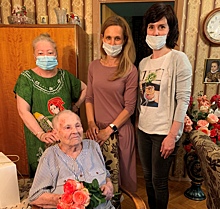 Долгожительнице из района Кузьминки исполнилось 100 лет