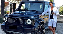 Криштиану Роналду похвастался Mercedes G-Class, который ему подарила жена