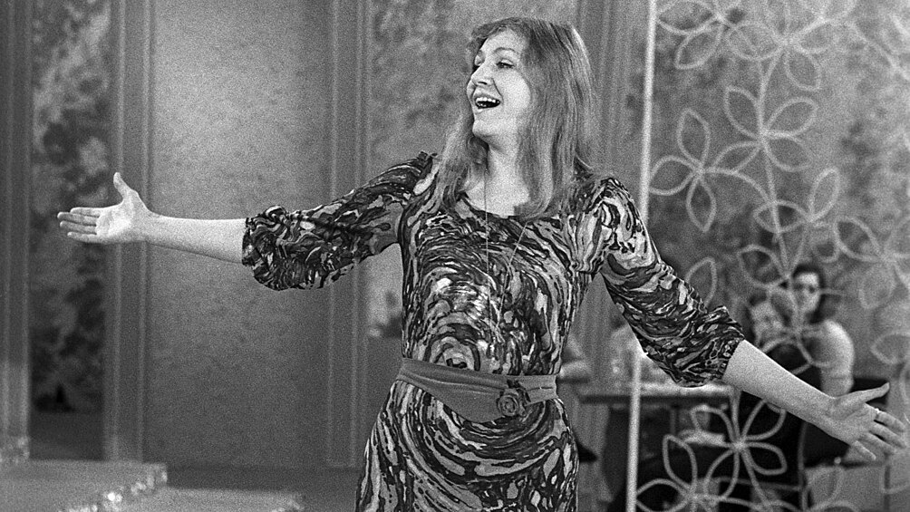 Пик популярности Герман в СССР пришелся на середину семидесятых годов. В 1974 году по телевидению показали ее концерт «Поет Анна Герман», а сама певица снялась в «Голубом огоньке»