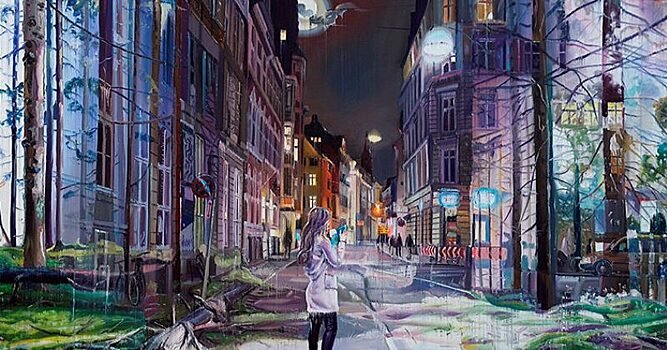 Сны, реальность, запустение и урбанистика в фантастических картинах художника Джейкоба Брострупа
