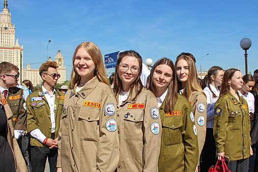Студенческие отряды столицы торжественно открыли трудовой сезон