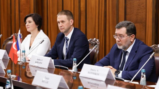 Заместитель Министра внутренних дел  Российской Федерации генерал-полковник полиции Андрей Храпов провел встречу с делегацией Турецкой Республики