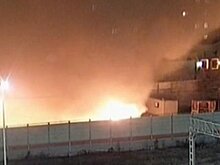 Пожар площадью 200 кв. м на складе с горюче-смазочными материалами в Щукино ликвидирован