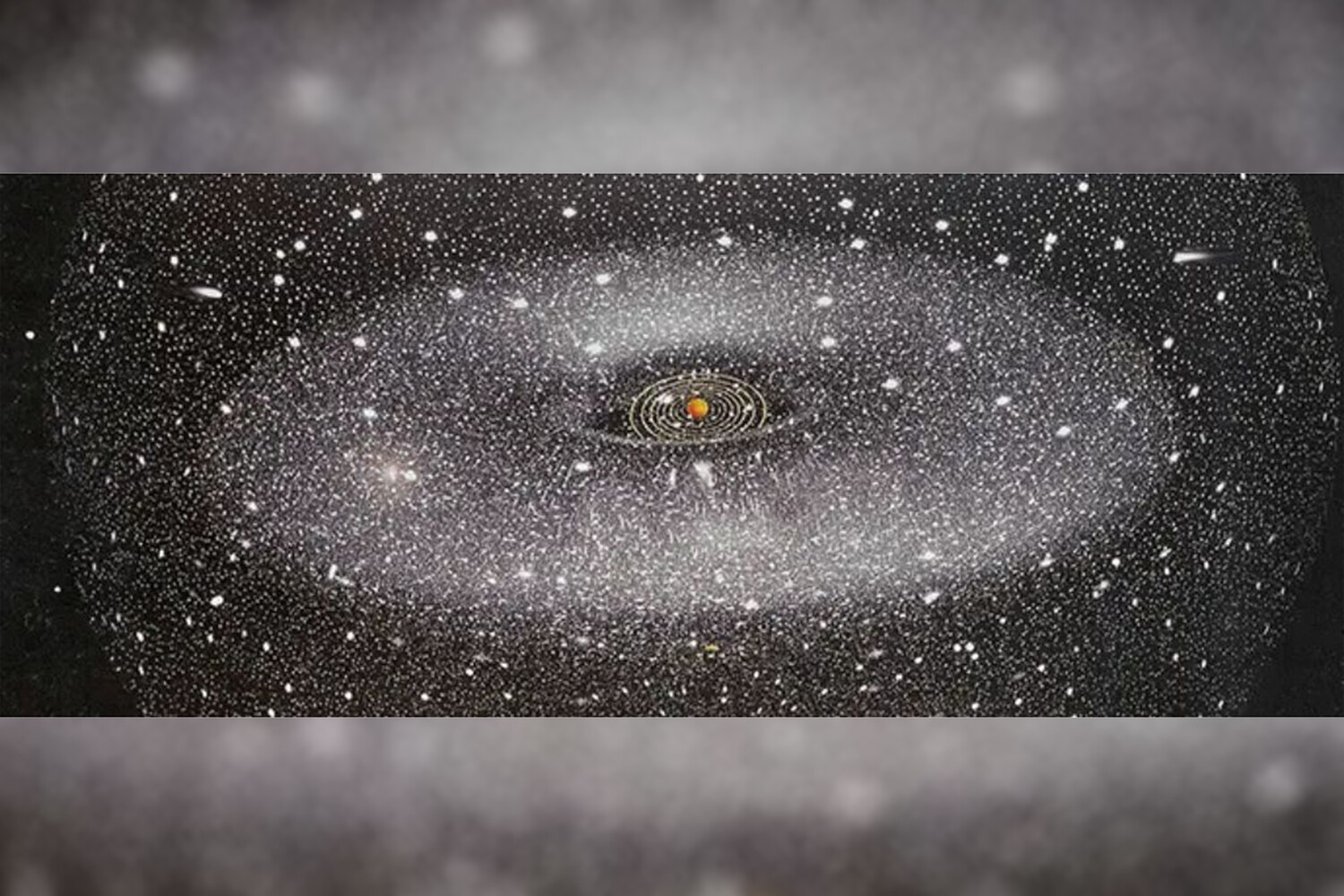 Во тьме, окружающей Солнечную систему, была обнаружена загадочная спираль