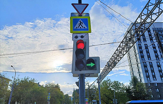 Несанкционированные объявления убрали со светофора на Краснодонской