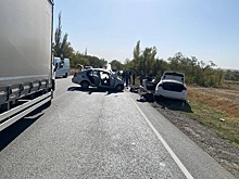 В Оренбургской области в ДТП с участием семи автомобилей пострадали два человека