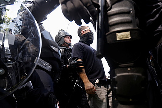 Полиция арестовала четырех участников митинга у здания Конгресса США