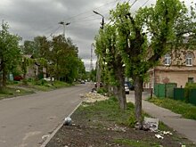 Жители улицы Ключевского вынуждены бросать мусор прямо у домов