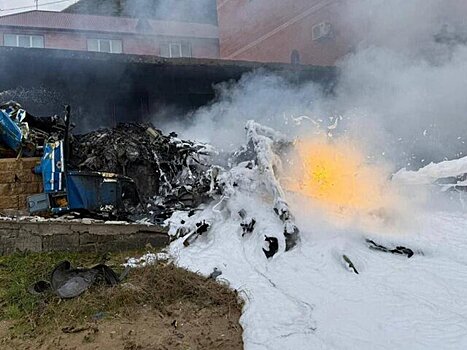 Росавиация классифицировала падение вертолета в Дагестане как катастрофу