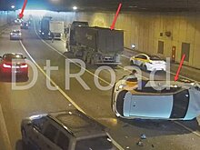 Движение в Лефортовском тоннеле в Москве затруднено из-за ДТП