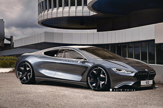 Суперкар BMW 8-Series с экзотическим дизайном