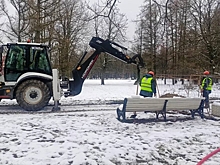 В саду у Египетских ворот в Пушкине построят систему наружного освещения