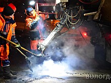Асфальт на улицах Вологды укладывают по современным технологиям
