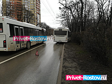 Гонка ростовских автобусов привела к ДТП