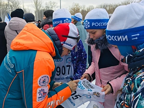 В Тамбове к «Лыжне России» присоединились олимпийские чемпионы