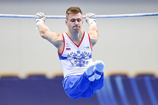Даниел Маринов — победитель в вольных упражнениях на ЧР по гимнастике