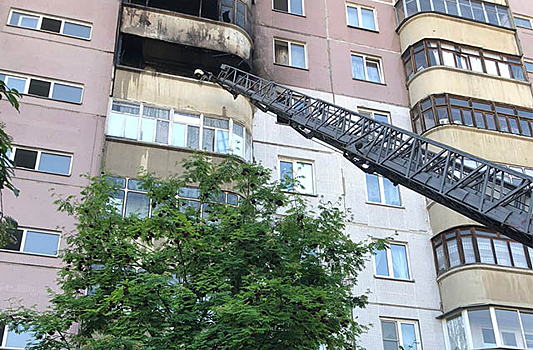 «Люди просят помощи»: в Новосибирске загорелась квартира в девятиэтажке