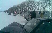 В Курской области столкнулись две «вазовских» легковушки