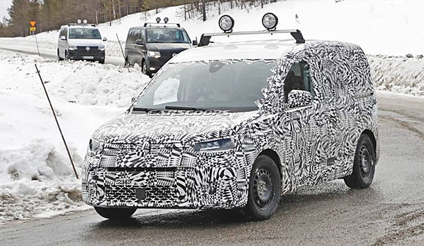 Новый Caddy от Volkswagen впервые засняли на тестах