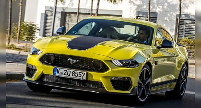 Спорткар Ford Mustang Mach 1 для Европы оказался слабее американского