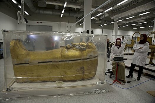 В Египте впервые за 100 лет отреставрируют саркофаг Тутанхамона