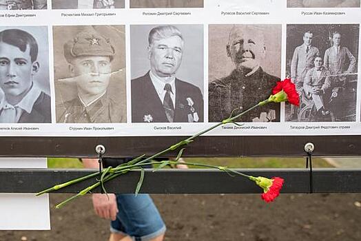 В День Победы в Челябинске прошла масштабная акция «Стена памяти»